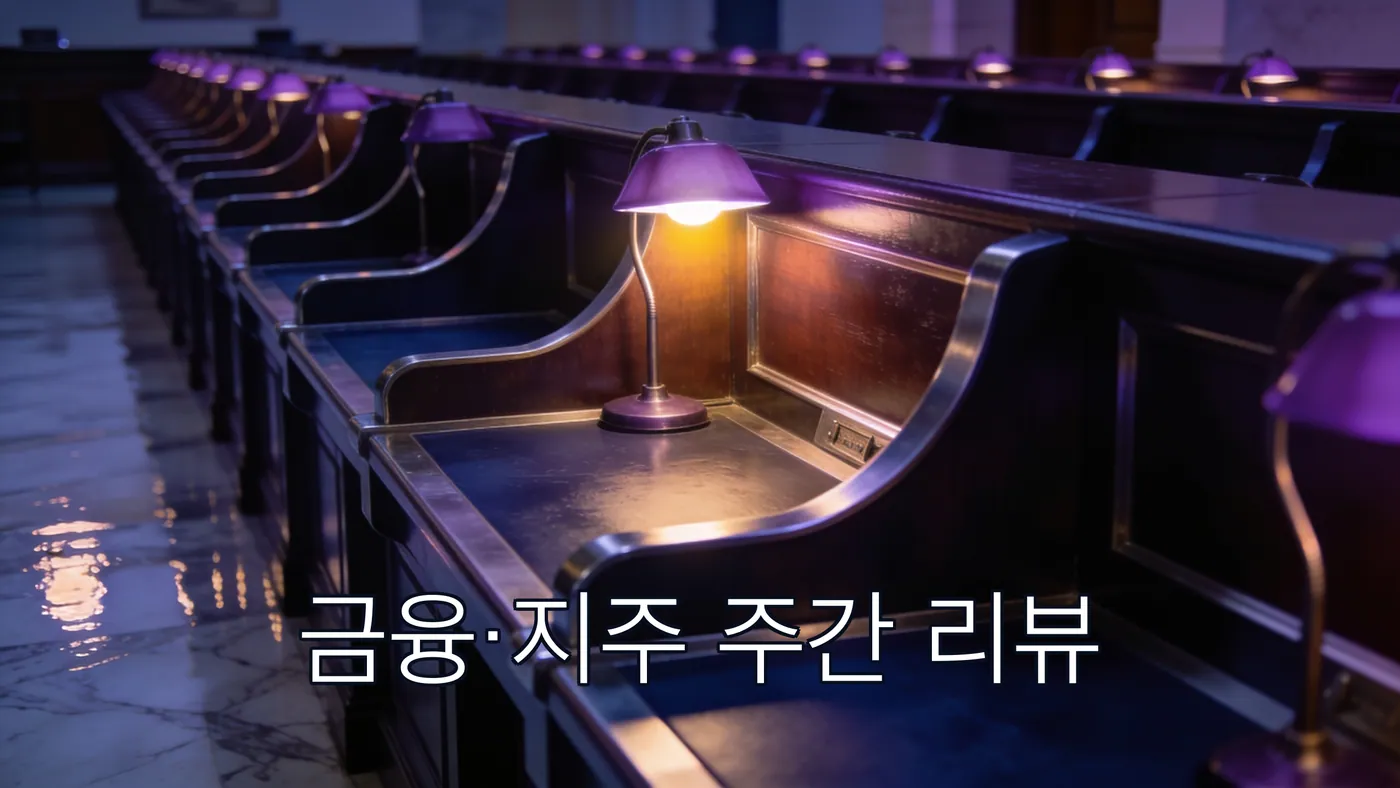 [0912 주말] [9월 2주] 우리금융지주 +5.72% & 미래에셋증권 -2.90% — 국채 금리 4%가 은행에는 마진으로, 증권에는 손실로 읽힌 주